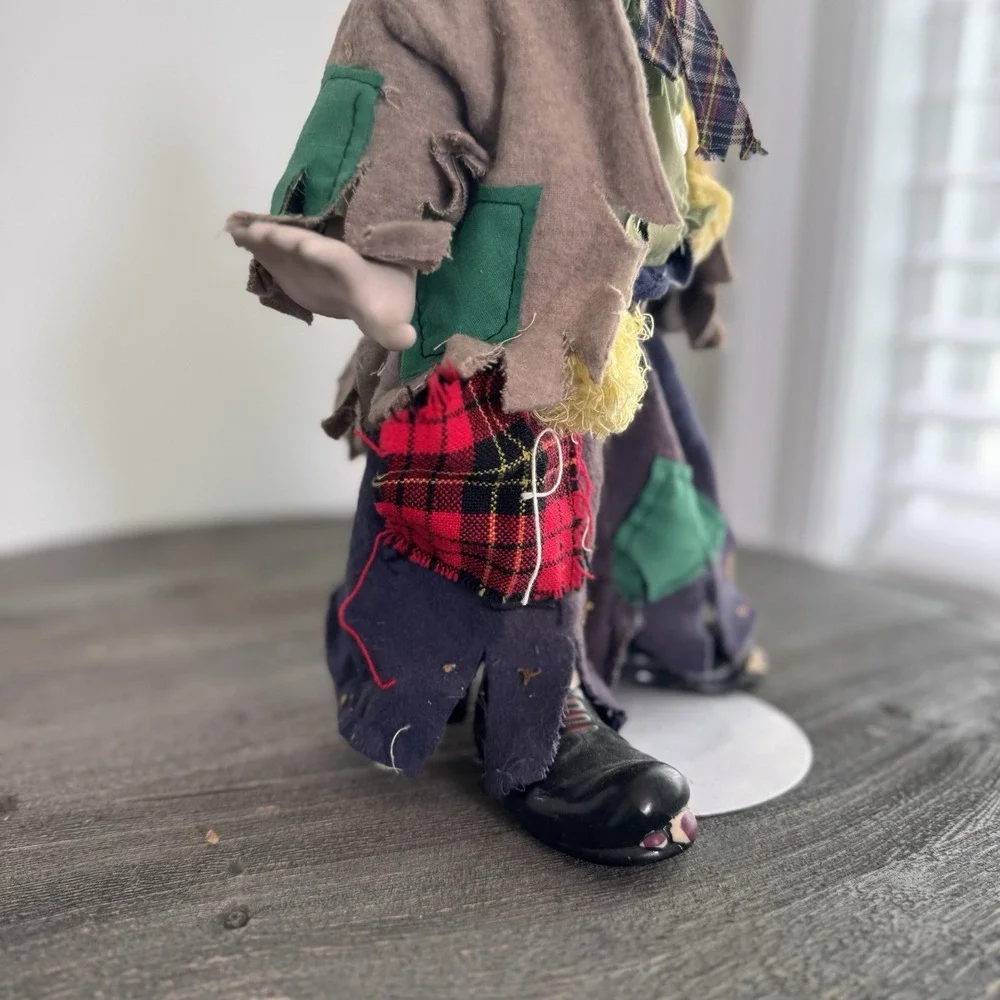 Vintage Sad Hobo Clown Porcelain Figurine 13